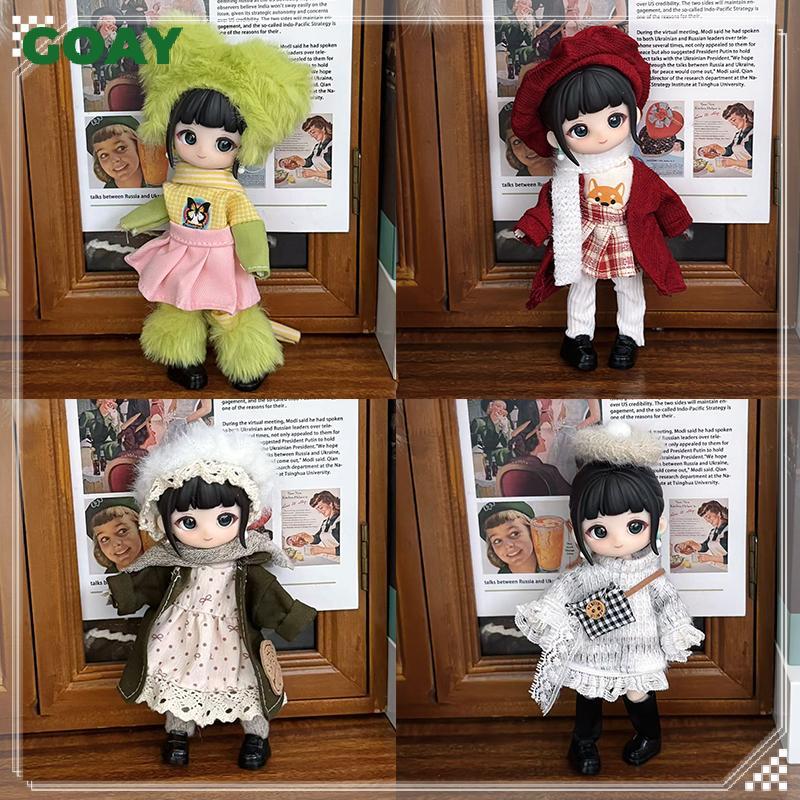 GOAY Quần Áo Búp Bê 16-17cm (KHÔNG Búp Bê), Phụ Kiện Thời Trang Búp Bê Dễ Thương, Đồ Chơi Trang Điểm Cho Bé