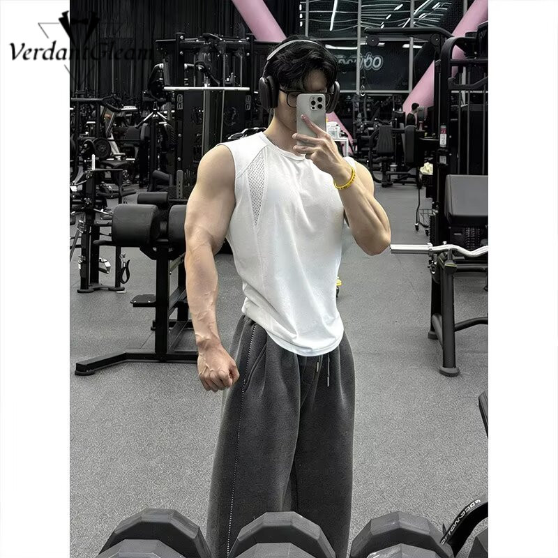 VG Nam Thể Dục Không Tay Tank Top Thoáng Khí Rời Phù Hợp Với Áo Tập Luyện Hợp Thời Trang Thể Thao