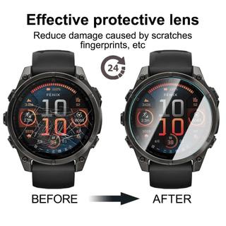 Kính Cường Lực HD Cho Garmin Fenix 8 7 Tactix 8 Quatix 8 Phim Bảo Vệ Màn Hình Forerunner 970 570 965 165 Venu 4 Active 6