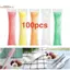 TRTR 100 Chiếc Dùng Một Lần Ice Popsicle Túi Dễ Dàng DIY Kem Popsicles Nhà Tủ Đông Khuôn Mùa Hè Dự Tiệc Cung Cấp VN
