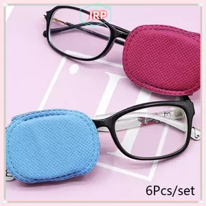 JRP 6 Miếng Dán Mắt Amblyopia Kính Mắt Miếng Dán Kid Strabismus Điều Trị Chăm Sóc Thị Lực JRP