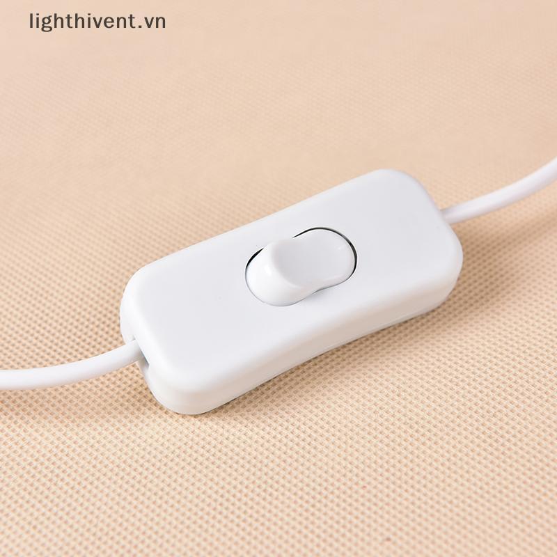 [lighthivent] Cáp USB Công Tắc Nam Sang Nữ BẬT TẮT Cáp Chuyển Đổi Đèn LED Dây Nguồn 2 Màu (VN)