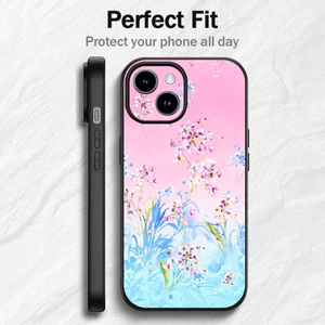 Ốp Điện Thoại Hoa Mùa Xuân Sang Trọng TP-2 Cho IPhone 17 16 15 14 13 12 PRO MAX PLUS Mini TPU Mềm Đến Da Thân Thiện