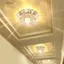 Đèn trần LED DELMER, Đèn ban công pha lê 220V, Đèn chiếu sáng nhiều màu Aisle Flush 3W Hành lang hiện đại Đèn lối đi hành lang