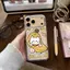 Chuối dễ thương mèo Đối với iPhone 1715 Case 16P Mới 1413 Mềm 12 Jane Big Hole
