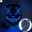 Halloween Kinh Dị Mặt nạ LED Ánh Sáng Lạnh Cảm Giác Kinh Dị Mới Lạ Ma Mũ Đội Đầu Cho Bạn Bè Gia Đình Hàng Xóm