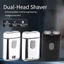 Hai Đầu Dành Cho Nam Máy Cạo Râu Điện 3D Lưỡi Nổi Thiết Kế Sạc USB