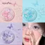 AqToCna Bướm Xé Kim Cương Mặt Stier Lấp Lánh Kim Cương Giọt Nước Trên Mặt Và Mắt Ngọc Trai Dính AqToCna