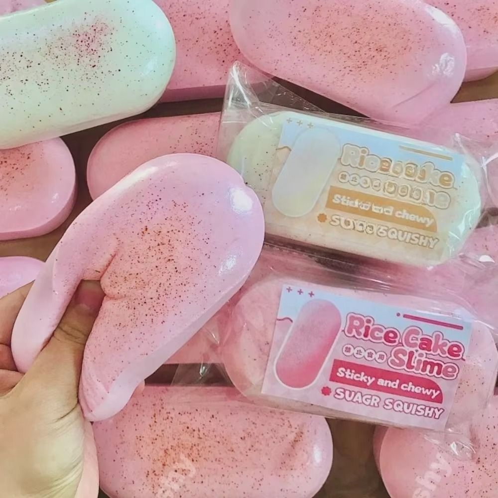 Đồ chơi mực bánh mì JIMMYCHOOEC, Phô mai mực làm dịu chậm, Bé trai Bé gái Bàn tay thư giãn dễ thương Bánh Fidget giác quan dễ thương dành cho trẻ em Người lớn