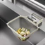 Giá lọc rác bồn rửa nhà bếp có cốc hút, giá thoát nước chống tắc để rửa bát đĩa