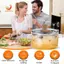 Nồi súp thủy tinh 1.6L Nồi nấu trong suốt có nắp chịu nhiệt Tay cầm kép Dụng cụ nấu ăn nhà bếp Chảo thủy tinh