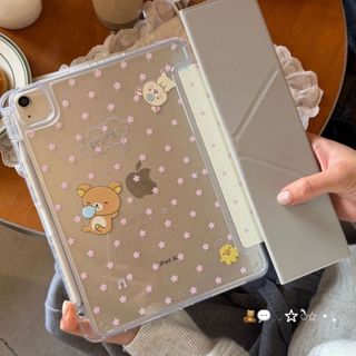 Polka Dot Star Rilakkuma ipadpro37cm MINI7 Máy tính bảng 7 / 8 / 9 Thế hệ A16 Vỏ bảo vệ air6 Vỏ bảo vệ 26.3.22