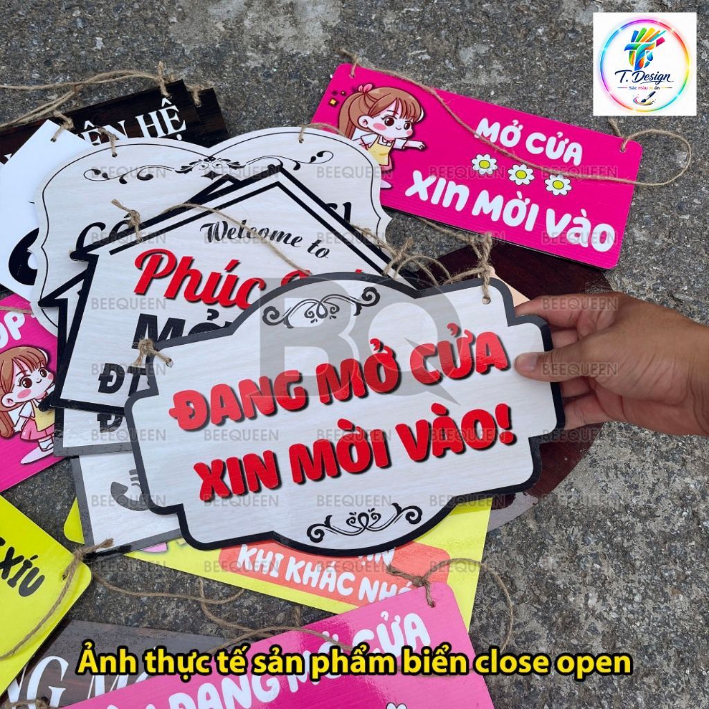 Bảng Đóng Mở Cửa Alu Chống Nước Treo Cửa Hàng - Giải Pháp Hoàn Hảo Cho Cửa Ra Vào