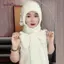 AqToCna Thời Trang Mùa Đông Hàn Quốc Bảo Vệ Tai Và Ne Mũ Dệt Kim Cho Nữ AqToCna