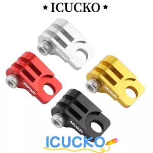 Giá đỡ đèn xe đạp ICUCKO, Sửa đổi đế đèn hợp kim nhôm, chắc chắn màu đen đỏ vàng bạc Đèn chiếu sáng xe đạp Đế phụ tùng xe đạp