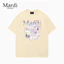 Áo sơ mi thường ngày 100% Cotton cao cấp đầy màu sắc in hình bướm Unisex Áo thun cổ tròn