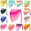 Đầm đi biển OUSXA, Chất liệu voan Áo tắm dài ngắn Coverups, Vải Sheer Màu trơn Màu Gradient Bảo vệ UPF Sarongs Chống nắng