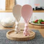 Muỗng cơm hình thỏ ba chiều chống dính làm từ rơm lúa mì