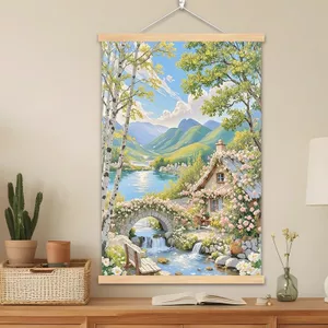 Hoa Đẹp Biển Phong Cách Tự Nhiên Tranh Nhà Phòng Khách Phòng Ngủ Đơn Giản Độ Nét Cao Phong Cảnh Tranh Trang Trí Xanh Chữa Bệnh Series 5.28