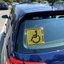 Decal biểu tượng di động LACYESUK, Dễ dàng áp dụng Decal họa tiết xe lăn dát kim cương giả tự dính mạnh mẽ, Vinyl chống thấm nước cao cấp ở lại trang trí bên ngoài thân xe chắc chắn