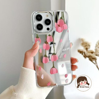 Tranh Sơn Dầu Hoa Tulip Mạ Gương Ốp Lưng Điện Thoại Xiaomi 12 Lite 12X 12S Pro 4G 12T Pro Mi 11 Lite 11T Pro 10T Pro Civi 5 4 Pro 3 2 1S 5G 4G Vỏ Mềm Tươi