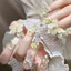 Làm Móng Tay Handmade Đeo Móng Tay Thành Phẩm Cao Cấp Pure Desire Phong Cách Miếng Dán Móng Tay Thành Phẩm Full Kim Cương Kim Cương Lớn Làm Móng Tay Miếng Dán Bộ Sưu Tập