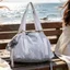 Túi tập thể dục khô ướt dung tích lớn Túi vải Duffel tập thể dục nhẹ cho vũ công, học sinh múa ba lê