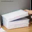 MỚI 1 Cái Kích Thước A4 Hộp Sắp Xếp Tập Tin Trong Suốt Có Nắp-Túi Đựng Tài Liệu Trong Suốt Cho Văn Phòng Tổ Chức Tại Nhà SKY