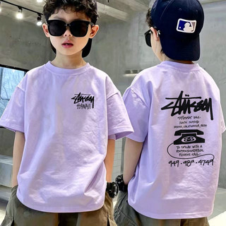 Áo Thun Trẻ Em Unisex In Điện Thoại Thời Trang, Cotton Mềm, Áo Ngắn Tay, Phù Hợp Đi Học & Chơi, Cho Bé 3-12 Tuổi