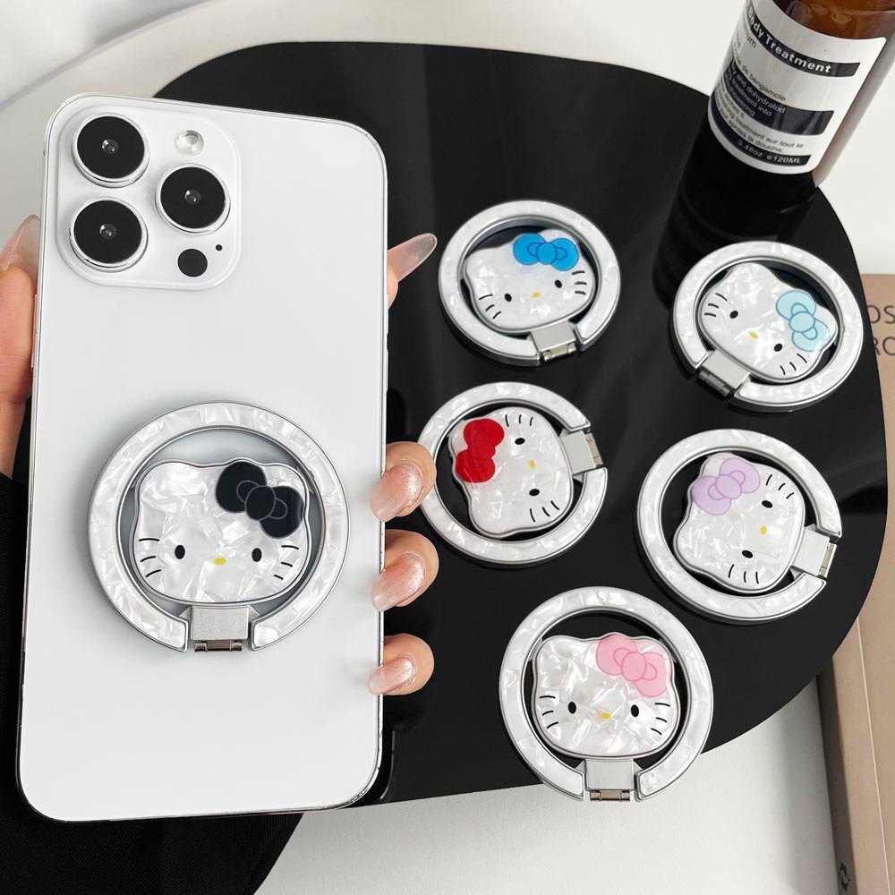 Popsocket Cat Pattern Magnet Giá đỡ điện thoại có thể gập lại cho điện thoại nam châm