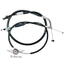 Combo dây ga dây col ( dây côn ) raider xăng cơ - satria f xăng cơ - raider 2014-2016 - satria f 2004-2006