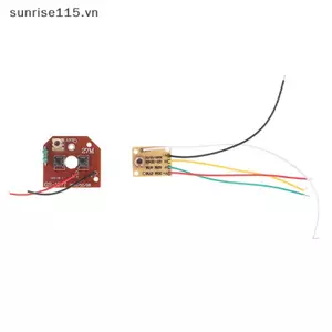 SRVN 4CH RC Mạch điều khiển từ xa Bộ thu phát PCB RC Phụ tùng ô tô có hệ thống vô tuyến ăng-ten.