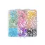 AN.MART 12 / 24 Lưới Siêu Hỗn Hợp Màu Thủy Tinh Hạt Cơm Bộ Hạt Rời Handmade DIY Vòng Tay Nelace Đính Hạt Chất Liệu Phụ Kiện Trang Sức VN
