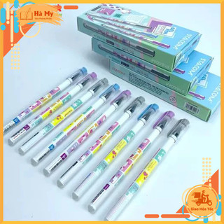 (Hộp 12 Cây) Bút Bi Gel Xóa Được Stacom GP105E 0.5mm – Viết Mượt, Xóa Dễ, Tiện Lợi Cho Học Tập