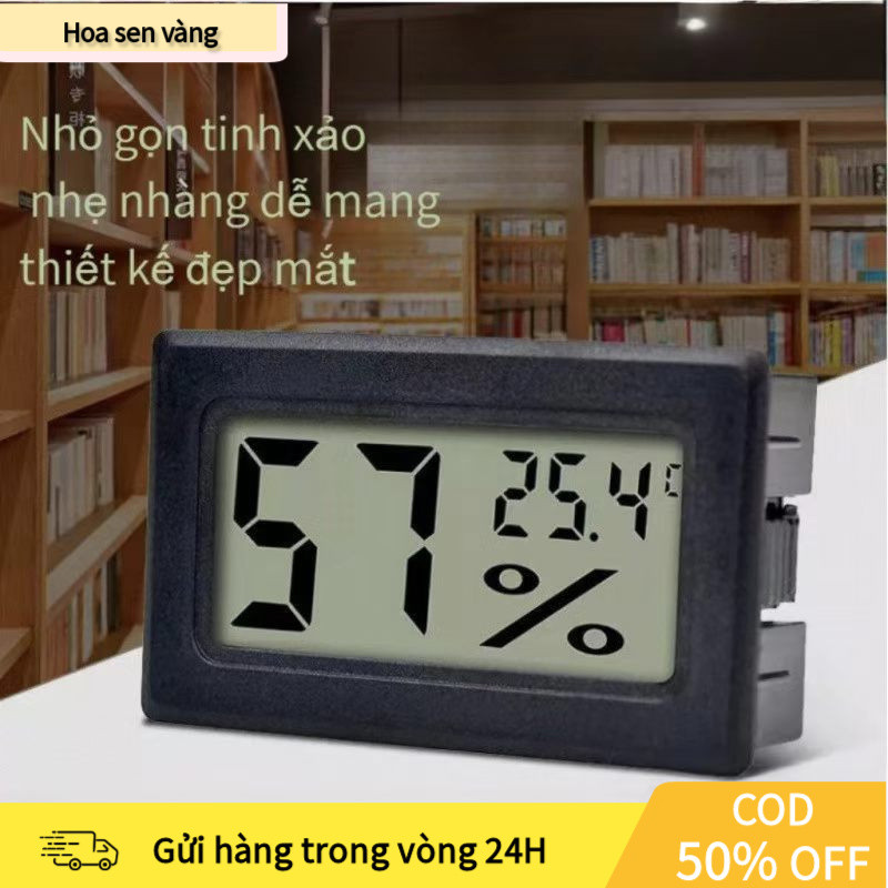 【COD】Thiết bị đo nhiệt độ độ ẩm 2in1, cảm biến chính xác cao, hiển thị dữ liệu theo thời gian thực.