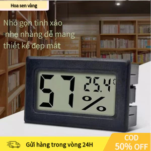 【COD】Thiết bị đo nhiệt độ độ ẩm 2in1, cảm biến chính xác cao, hiển thị dữ liệu theo thời gian thực.