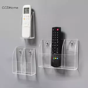 GCDHome Acrylic Điều Khiển Từ Xa Giá Đỡ Treo Tường Điều Khiển Hộp Bảo Quản Điều Hòa Không Khí Từ Xa Sắp Xếp HOT