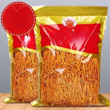Nấm đông trùng hạ thảo khô, tươi ngon từ trang trại dùng làm súp, đông trùng hạ thảo vàng tươi theo mùa, không khử trùng