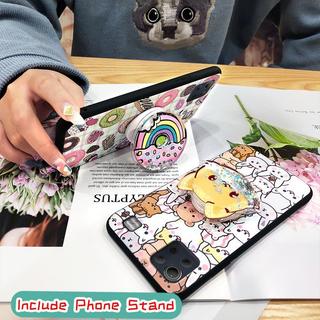Bảo Vệ Ống Kính Điện Thoại Cát lún Ốp lưng LG K92 5G / Q92 Xoay Được Đứng Ốp Lưng Bảo Vệ Dễ Thương Lấp Lánh Hoạt Hình Đơn Giản Da Cảm Giác Silicon Chống Bụi Bẩn TPU Chống Thấm Nước