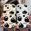 Ốp lưng tương thích cho iPhone 17 Air 16 15 14 13 12 11 Pro X XR XS Max SE 2020 6 7 8 Plus Kem gợn sóng cạnh cong Motif Coal Ball NYK316