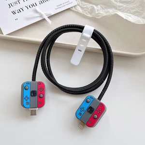 Game Pad Họa Tiết Sạc Cáp Winder Bảo Vệ Dây Bảo Vệ Tay Áo Bảo Vệ Đường Dữ Liệu Bảo Vệ