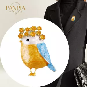 PNPIA- Vòng Hoa Thời Trang Hoa Nhỏ Chim Thổ Cẩm Nữ Trang Phục Áo Trang Sức Phụ Kiện Quà Tặng