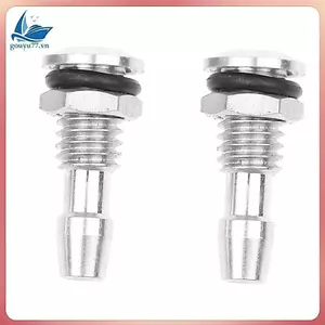 2 Ống thoát nước thuyền RC bằng nhôm có ốc vít vòng chữ O cho thuyền RC để làm mát động cơ M6