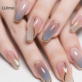 Bộ 5 cọ vẽ móng tay LUImo nhiều kích thước 4/8/12/20/25mm cho nail art, vẽ nét mảnh, thiết kế móng chi tiết