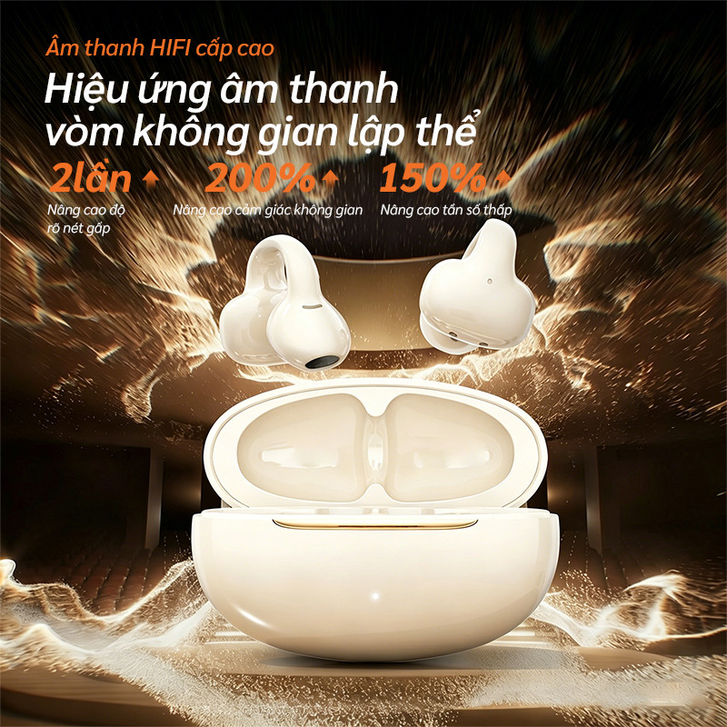 Bluetooth 5.4 Giảm Tiếng Ồn Tai Nghe Không Dây Trong Tai Thoải Mái Âm Thanh Stereo Độ Phân Giải Cao Gọi Tương Tự Tất Cả Điện Thoại Android iOS