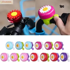 OUSXA 1 Chuông Xe Đạp An Toàn Bán Chạy Hợp Kim Nhựa Nhẫn Hoa Cúc Sừng Báo Động Âm Thanh