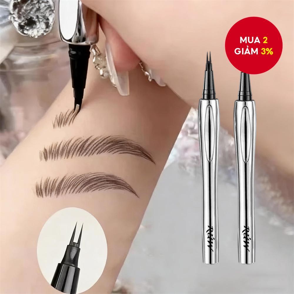  Chì kẻ mày hai đầu - Định hình nhanh, Đầu siêu mảnh cho vẻ tự nhiên, Chống nước & chống mồ hôi, Ra đều mịn, Dễ dùng cho người mới