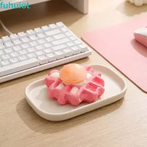 Đồ chơi bóp bánh quế FUHUIOT, Đồ chơi bóp bánh mì tái chế chậm, Đồ chơi bóp bánh mì, Hình thức ăn sáng tạo Nhào Đồ chơi thần tài giác quan mềm mại Quà tặng sinh nhật