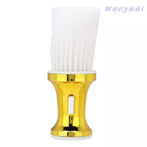 Bàn chải quét tóc WANYEDI, Bàn chải làm sạch cổ tóc cầm tay màu vàng mềm, Dụng cụ tạo kiểu Tay cầm tiện dụng chuyên nghiệp Bàn chải cắt tóc thoải mái tại Salon làm đẹp
