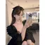 Con Gái Bữa Tiệc Chấm Kim Cương Gạc Nơ Băng Đô Retro Hepburn Phong Cách Người Nổi Tiếng Halloween Mũ 2026-6-8